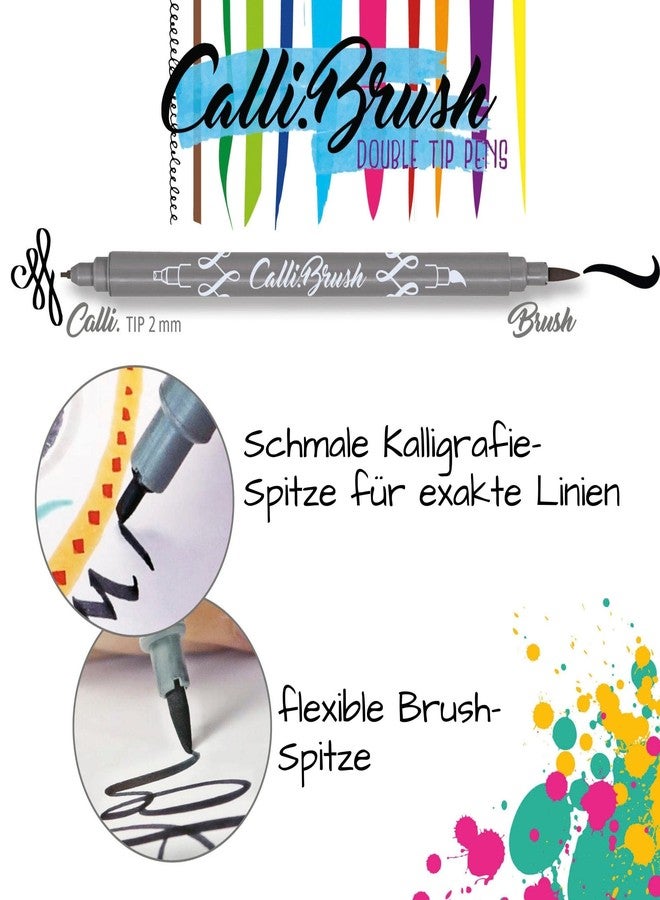 Online Calligraphy Brush Pens Classic Dual Tip with Calligraphy Nib and Brush - Image 2