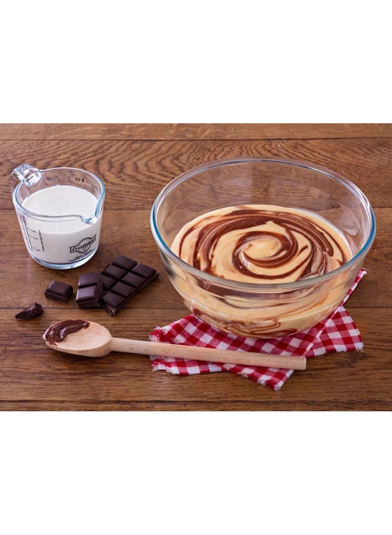 O'Cuisine Ocuisine® 1L Glass Measuring Jug - Borosilicate Glass, Stain & Scratch Resistant, Dishwasher Safe  - Image 2