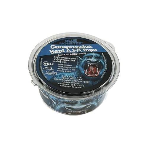 Blue Monster Compression Seal Tape (12 ft x 1" Roll) - Image 1