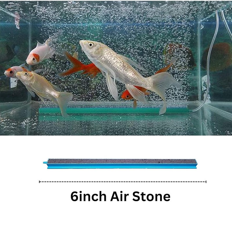 Smiling Pets Air Oxygen Bubble Release Mineral Blue Air Stones/Air Stone Stick Aquarium and Fish Tank - 6inch | Used in Aquariums/Fish Tank/Hydroponic (Bubbles Air Stone-6 inch) - Image 2