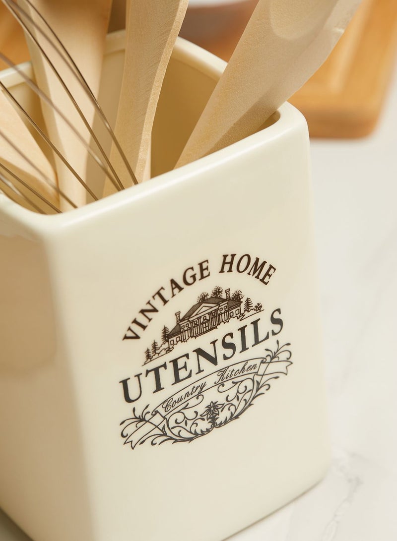 Premier Vintage Home Ceramic Utensil Holder - Image 5