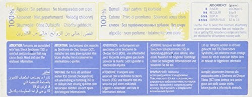 Natracare Non-Applicator 100% Organic Cotton Tampons, Regular, Totally Chlorine Free, Biodegradable and Compostable (12 Pack, 240 Tampons Total) - Image 3