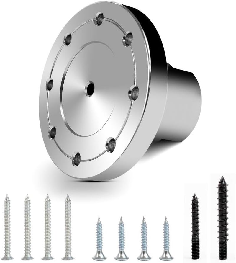 PHUKIMLONG Phukmlong 3" Wood Lathe Steel Faceplate Chucks with ScrewChuck, 1”-8TPI Thread Woodworking Accessories Tools… - Image 1