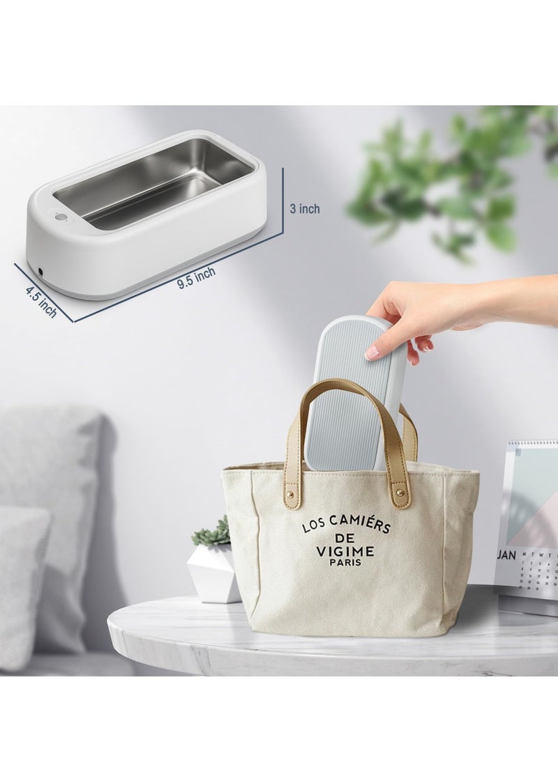 Excefore Jewelry Cleaner, Jewelry Cleaner Ultrasonic Machine, Professional Sonic Cleaner, Ultrasonic Jewelry Cleaner for Glasses, Rings, Dentures, Diamonds  - Image 2