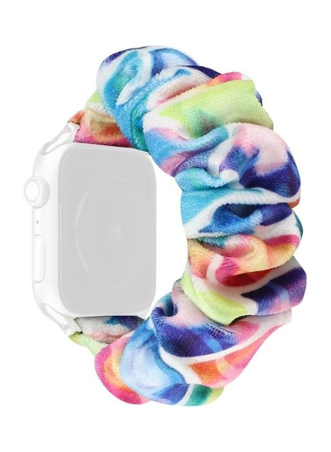 نيبمينينت سوار ساعة حلقي بديل من الفلانيلا متعدد الألوان - Image 4