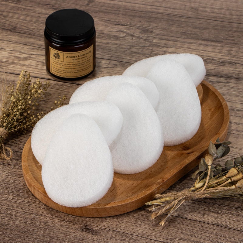 Yiclick Exfoliating Facial Sponge - Daily Cleansing Face Scrubber Exfoliator, Makeup Blackhead Remover Tools, Face Scrub Brush, Reusable Exfoliating Pads for Women - Image 2
