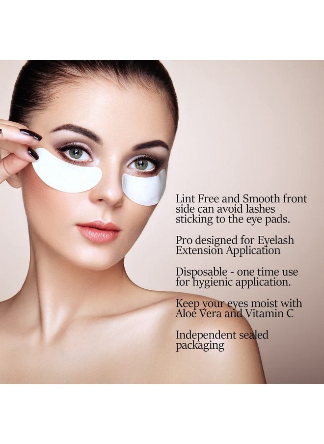 GreenLife 150 Pairs Greenlife 100% Naturel Eyelash Extension Under Eye Gel Pads Patches Kit Collagen (50 150 300 Pairs) With Aloe Vera Hydrogel Eye Patches Set For Eyelash Extension Supplies Tools  - Image 5