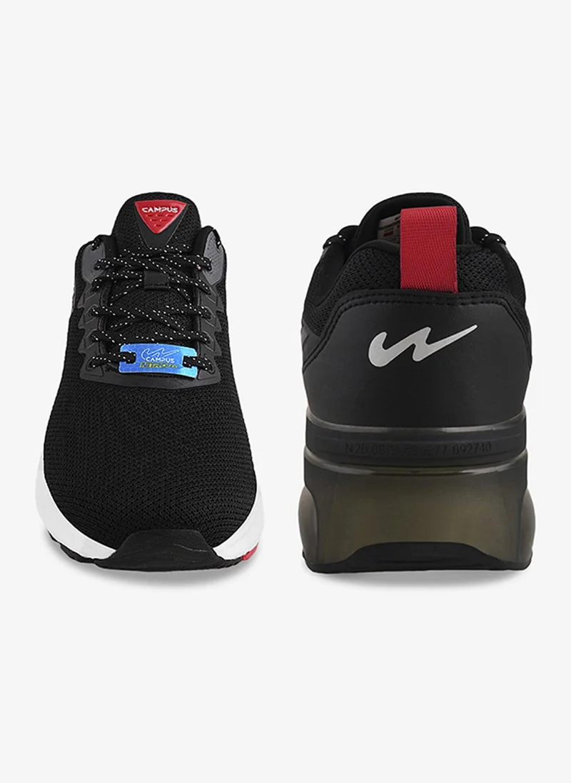 Campus Black-Red Men Promote Memory Foam Lace-Up Running Shoes-Blk-Red for Men | Best Price UAE