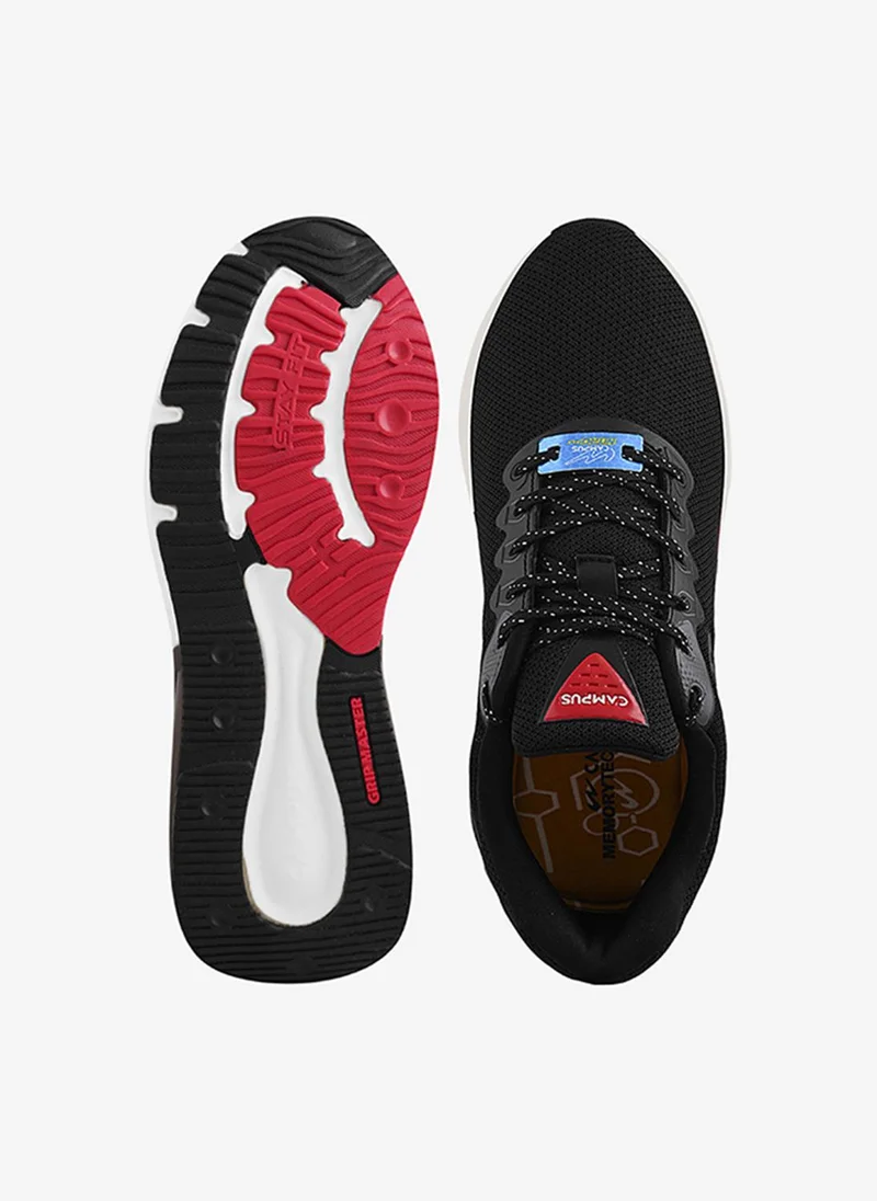 Campus Black-Red Men Promote Memory Foam Lace-Up Running Shoes-Blk-Red for Men | Best Price UAE