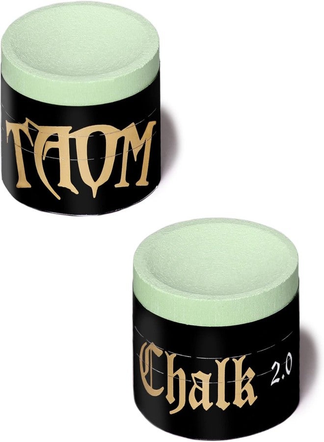 TAOM Tips Snooker and Pool chalks - Green and White Colours - Image 4