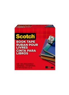 سكوتش شريط لاصق للكتب، 2 بوصة × 540 بوصة، ممتاز للإصلاح والتعزيز والحماية والتغطية (845)  - Image 1