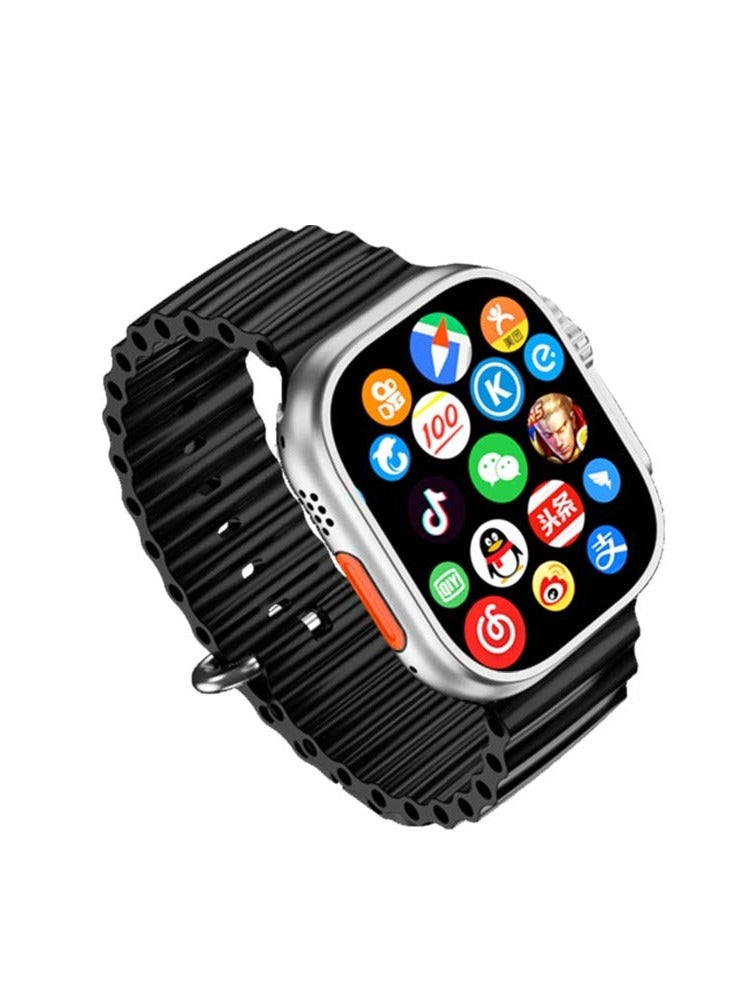 Modio 4G Ultra Max 2.2 Inch HD Display Sim Card Supported Smart Watch with Three Set Strap For Men's - Image 4