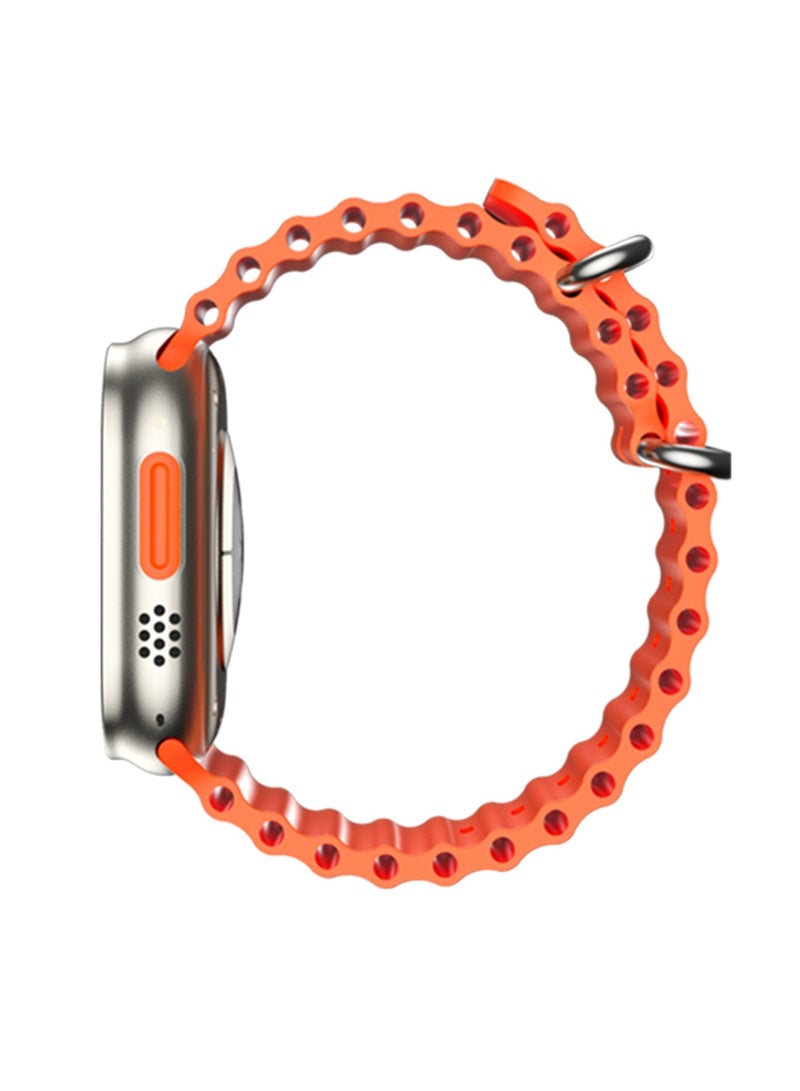 Modio 4G Ultra Max 2.2 Inch HD Display Sim Card Supported Smart Watch with Three Set Strap For Men's - Image 5