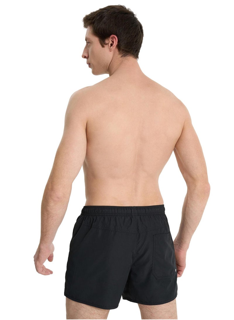 Joss Men’s Swimming Shorts - Joss Black, Quick-Drying Swim Trunks with Adjustable Waist & Pocket for Water Sports  - Image 2