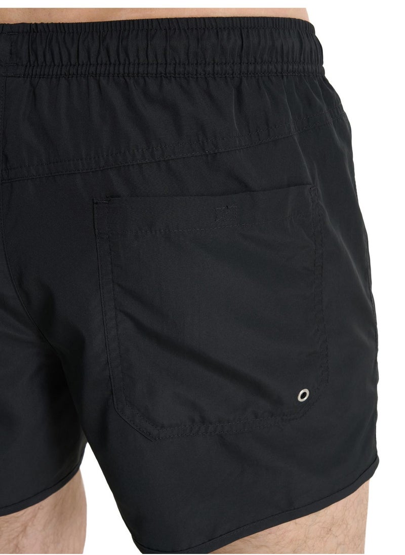 Joss Men’s Swimming Shorts - Joss Black, Quick-Drying Swim Trunks with Adjustable Waist & Pocket for Water Sports  - Image 4