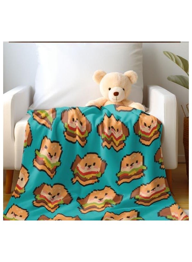 general Flannel thin blanket (warm and comfortable, suitable for sleep, gaming, dust removal and sandproof) 150cm*200cm - 87 - Image 1