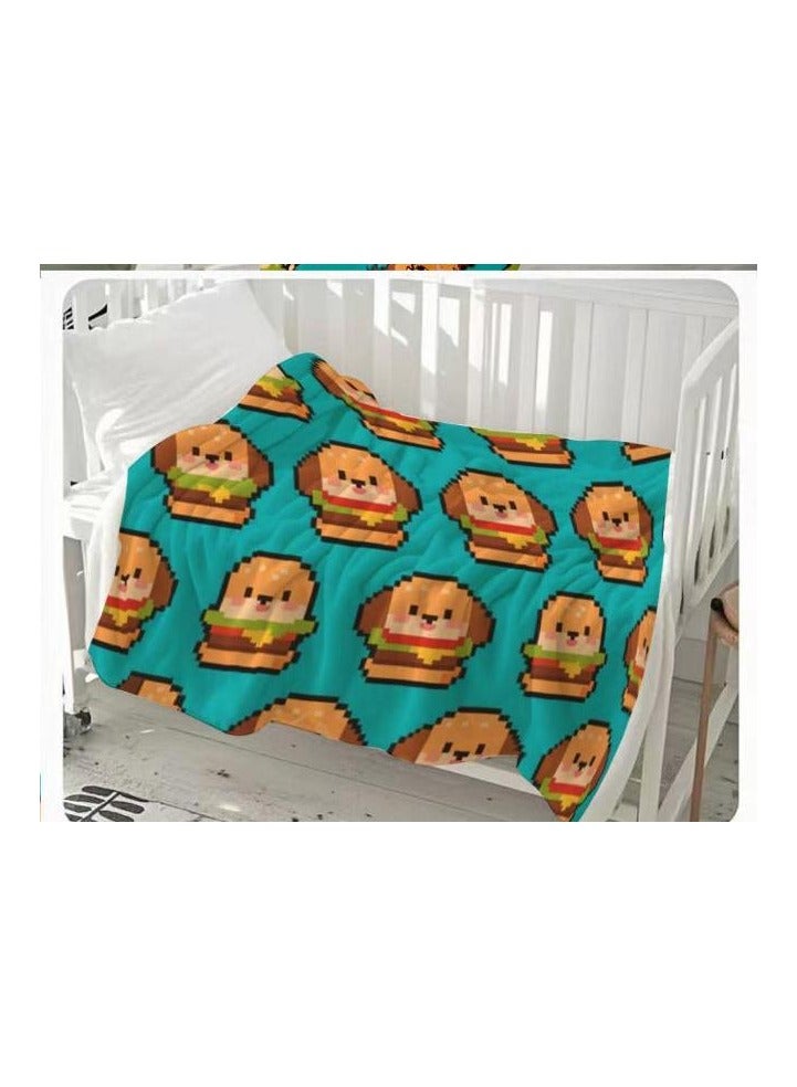 general Flannel thin blanket (warm and comfortable, suitable for sleep, gaming, dust removal and sandproof) 150cm*200cm - 87 - Image 3