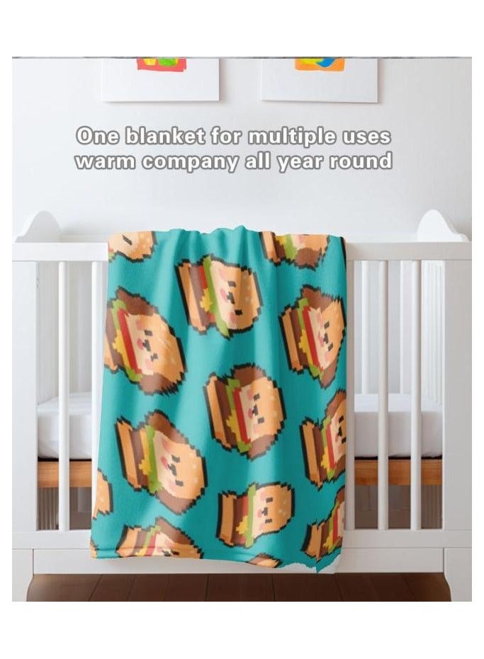 general Flannel thin blanket (warm and comfortable, suitable for sleep, gaming, dust removal and sandproof) 150cm*200cm - 87 - Image 4