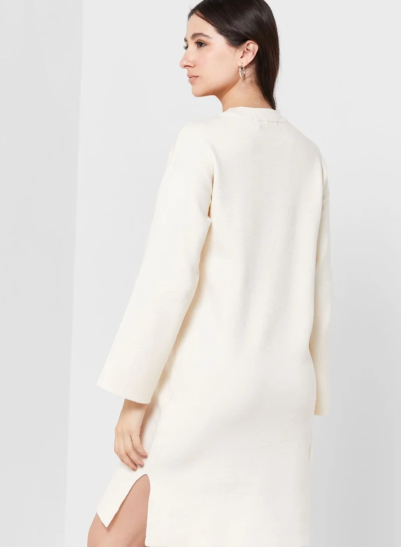 VERO MODA Round Neck Knitted Dress