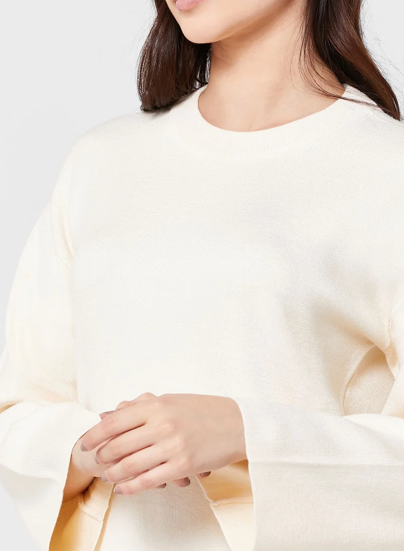 VERO MODA Round Neck Knitted Dress