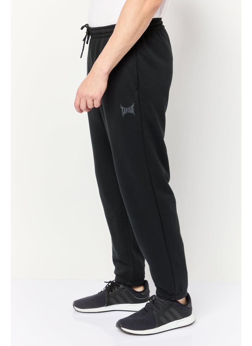 TapouT Men Sportswear Fit Running Jogger Pants, Black  - Image 3