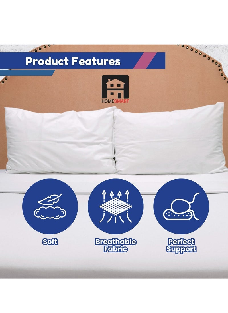 Home Smart Home Smart Luxury Pillow Size 50X70CM, 100% Hollow Siliconized Fiber Soft Fiber Filling  - Image 3