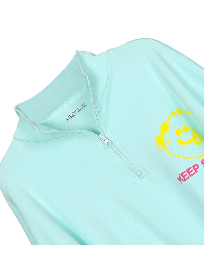 AIKO-Girls  sweat top and jogger set 
-13-14Y - Image 3