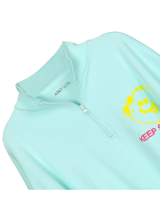 ايكو AIKO-Girls Sweat Top and Jogger Set