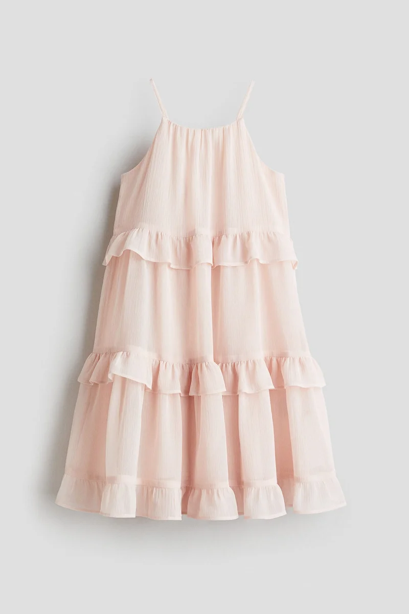 H&M Frill-trimmed strappy dress