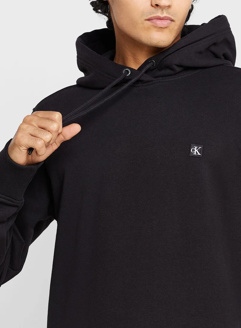 Calvin Klein Jeans Embroidered Badge Hoodie
