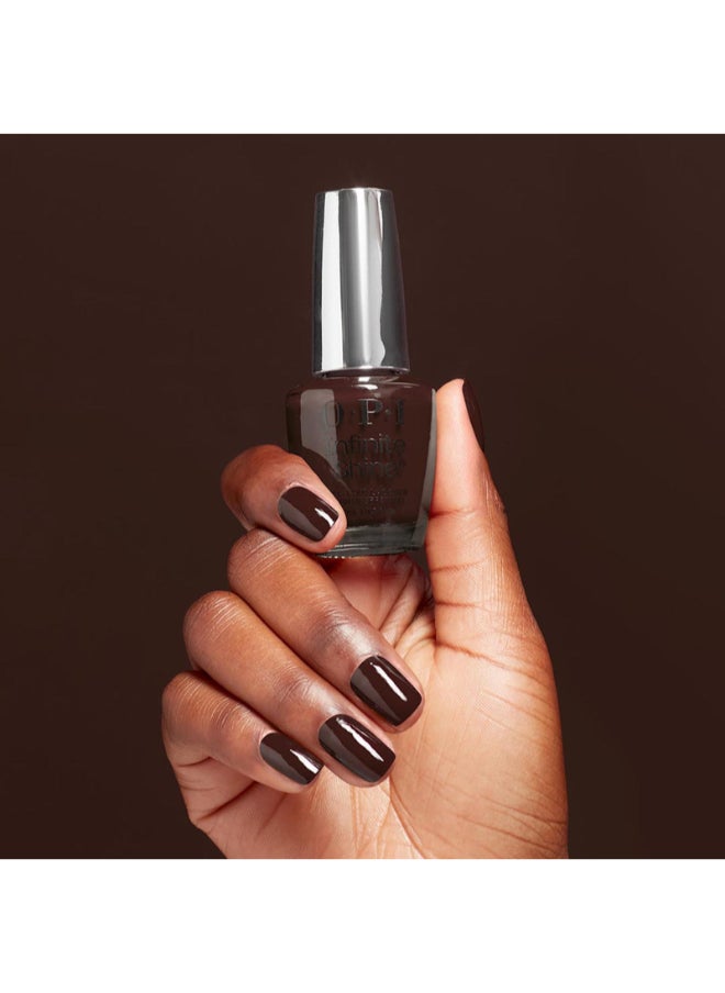OPI Infinite Shine - Not Afraid Of The Dark, Black, 15Ml  - Image 5