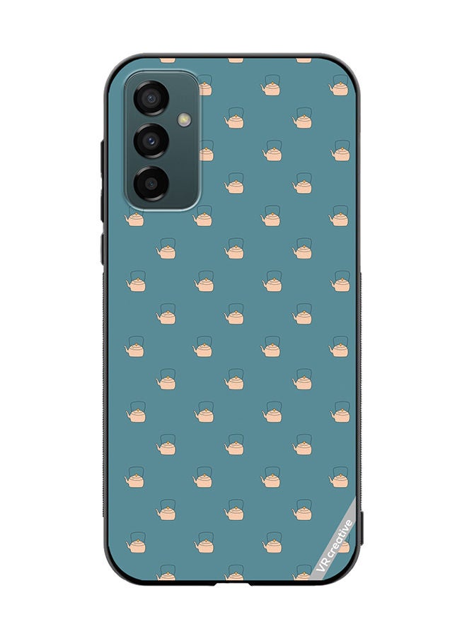VR CREATIVE Protective Case Cover For Samsung Galaxy M23 Pattern Of Tea Design Multicolour - Image 1