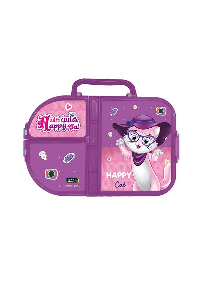 3 compartment food lunch box for kids