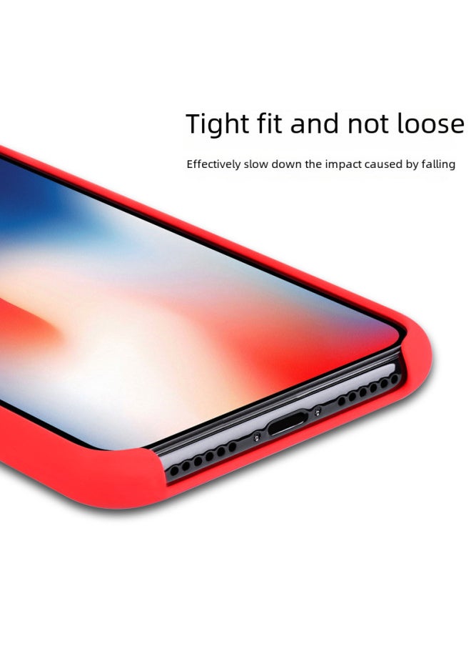 Suitable For IPhone16Pro Liquid Silicone Magnetic Mobile Phone Case Apple 15 Full Coverage Lens 143 Drop-proof Protective Case-Color:Pink-Applicable Model:iPhone15ProMax