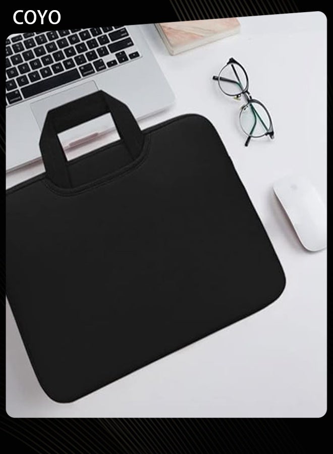 COYO Laptop Tablet Sleeve Case Slim Durable Travel Briefcase Men Women Handle Bag Durable Business Messenger Briefcases for 15 Inch Laptop - Image 2