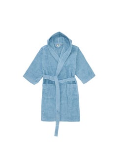 Daffodil (Light Blue) Premium 6 yr Kids Hooded Bathrobe 100% Terry Cotton, Highly Absorbent and Quick dry, Hotel and Spa Quality Bathrobe for Boy and Girl-400 Gsm - pzsku/Z3CE7AA463C97FCD75BA2Z/45/_/1733469653/27299cd9-6228-4f59-8aef-3c892dcd0521