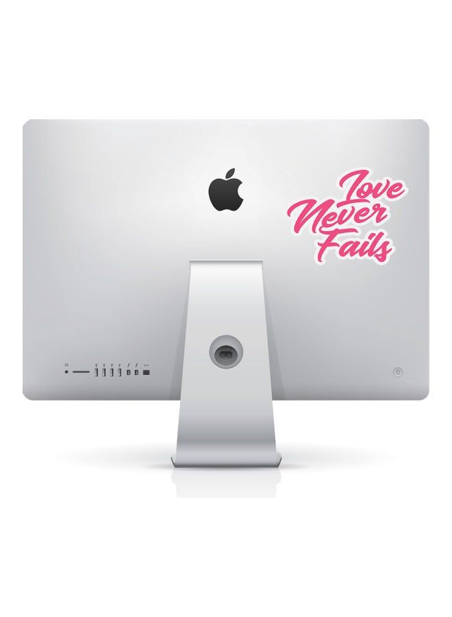 RKN Love Never Fails Quote Vinyl Sticker For Pc Or Computer 4.5inch - Image 2