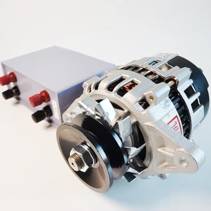 OLONETO 2000W Low Speed DC Permanent Magnet Generator, 12V72V Brushless Design With Copper Winding, Suitable For Energy Projects, Small Wind Or Water Systems, And Off-Grid Applications(72V) - Image 1