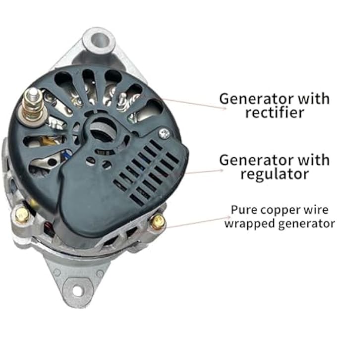 OLONETO 2000W Low Speed DC Permanent Magnet Generator, 12V72V Brushless Design With Copper Winding, Suitable For Energy Projects, Small Wind Or Water Systems, And Off-Grid Applications(72V) - Image 3