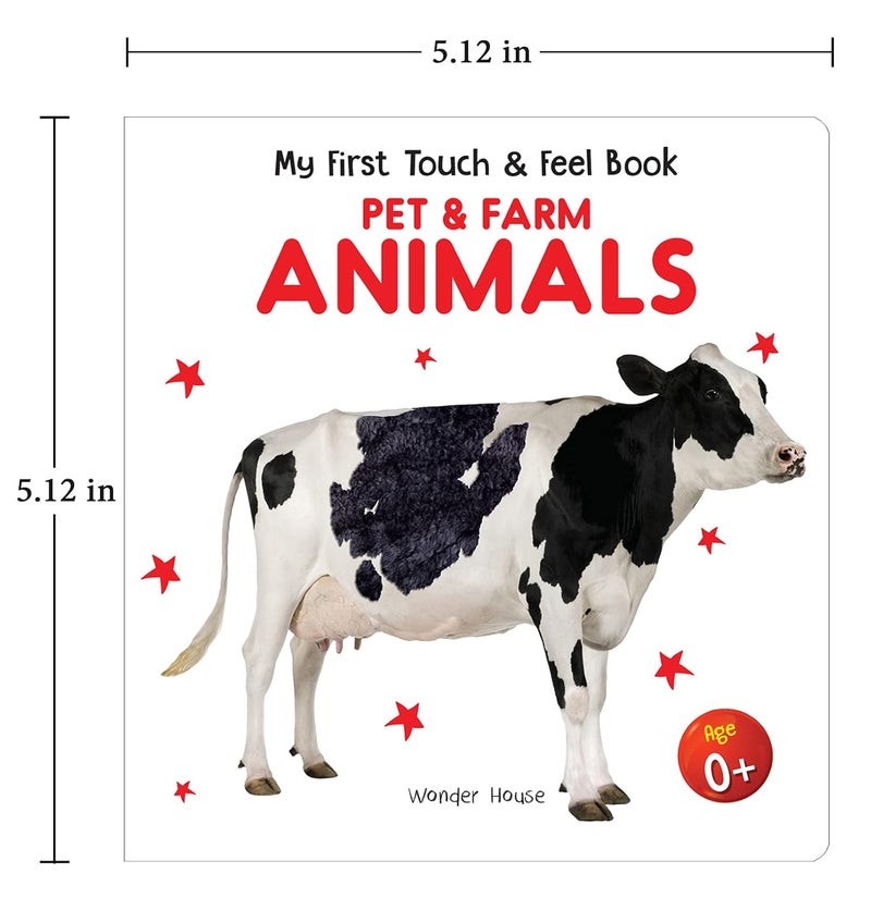 Prakash books My First Of Touch And Feel - Pet And Farm Animals : Touch And Feel Board For CHildren - Image 4