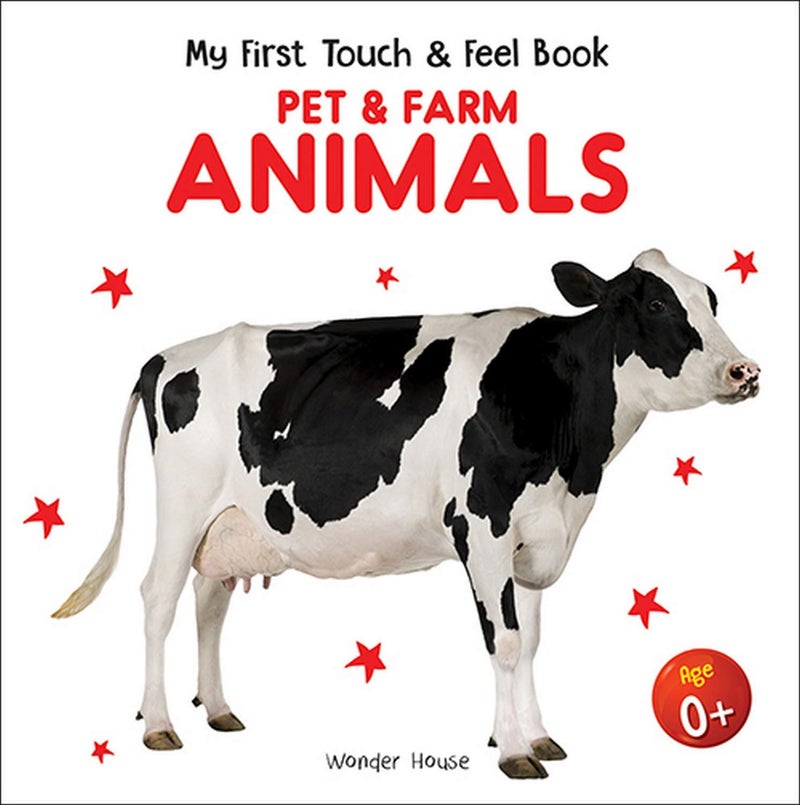 Prakash books My First Of Touch And Feel - Pet And Farm Animals : Touch And Feel Board For CHildren - Image 1