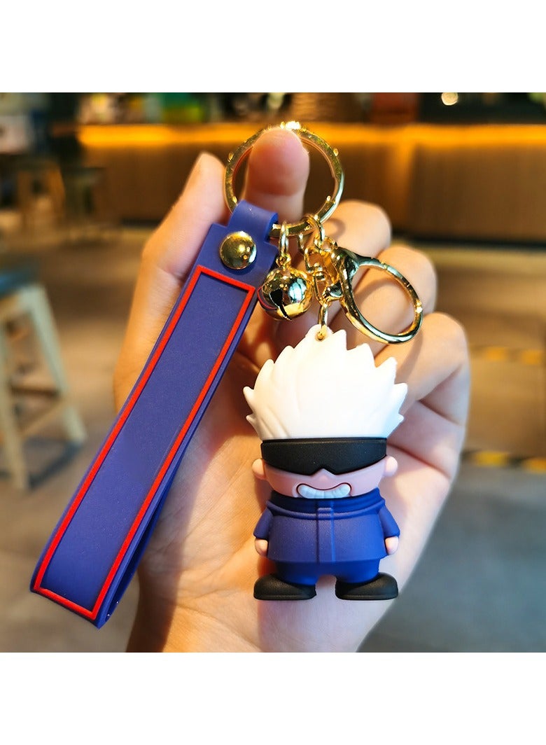 1-Piece Jujutsu Kaisen Satoru Gojo Keychain Anime Key Ring Pendant