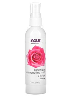 now Solutions Rejuvenating Spray with Rose Water 4 fl oz 118 ml 