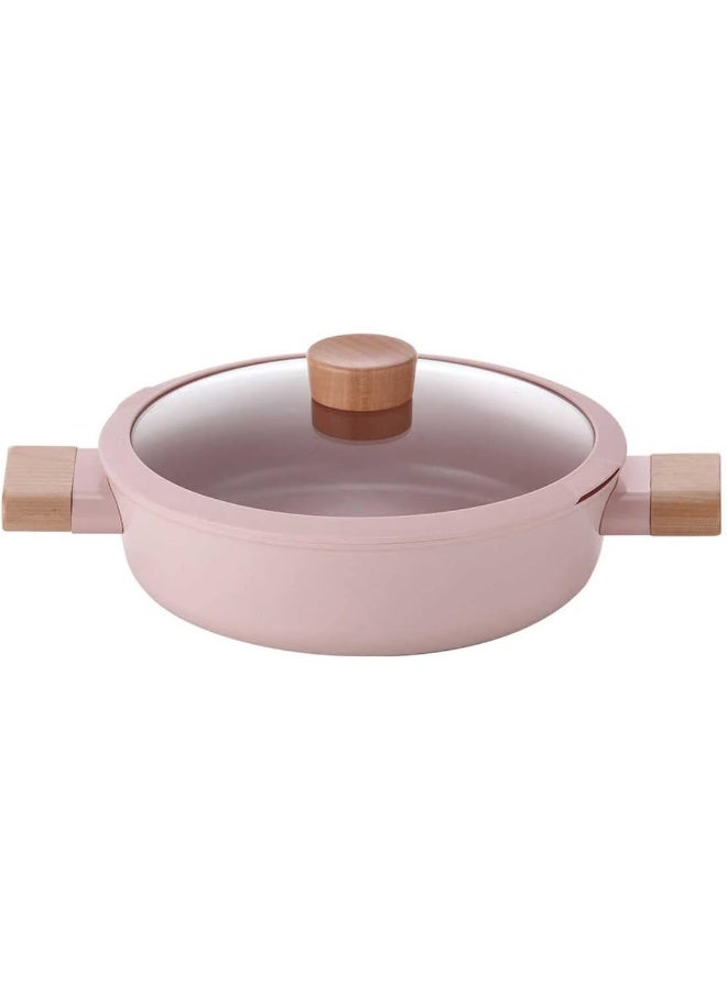 Neoflam Fika Blossom Cooking Pot 24 Cm 710995 Sandy Pink - Image 1