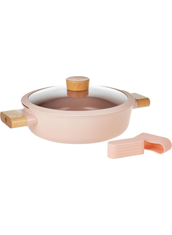 Neoflam Fika Blossom Cooking Pot 24 Cm 710995 Sandy Pink - Image 2
