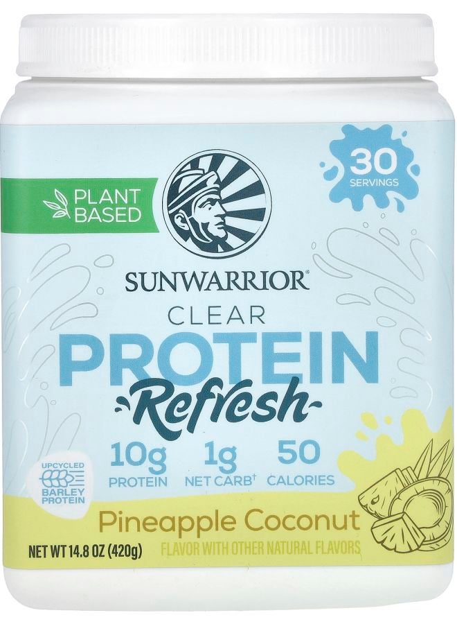 Sunwarrior Clear Protein Refresh Pineapple Coconut 14.8 oz (420 g)