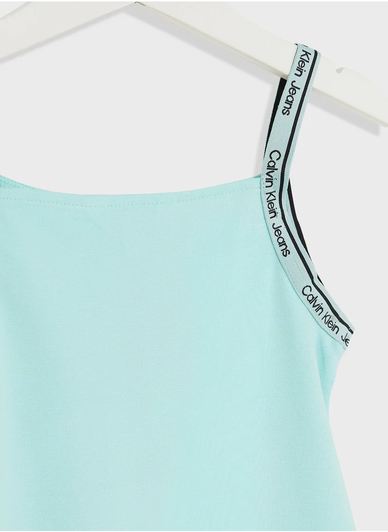 Calvin Klein Jeans Sleeveless A-Line Dress
