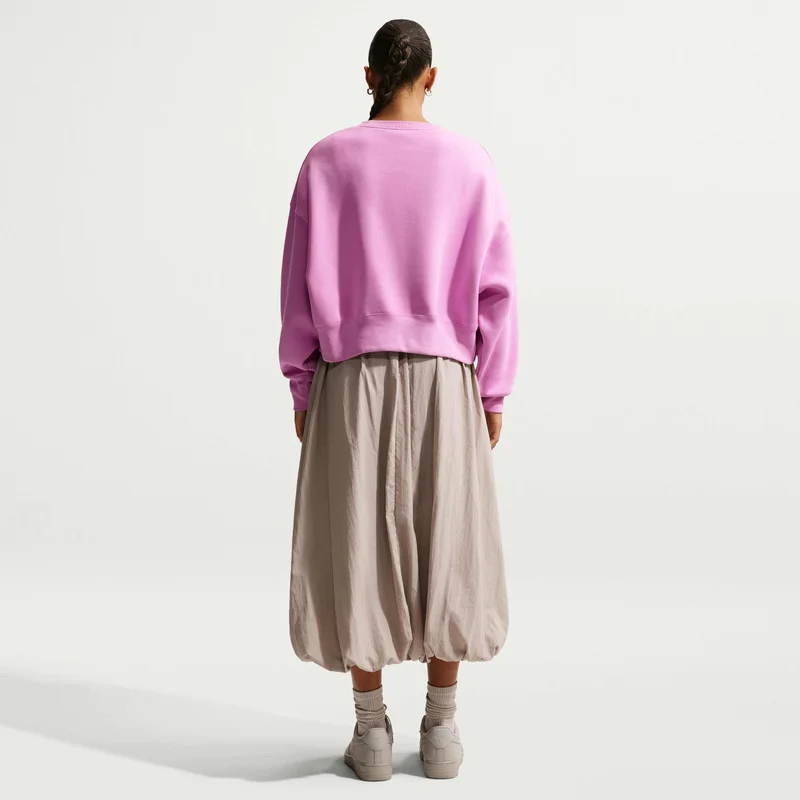 Nike Purple Women's Sportswear Phoenix Fleece Sweatshirt for Women | Best Price UAE