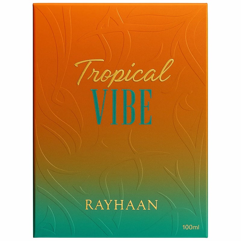 Rayhaan Tropical Vibe EDP Unisex Fruity Floral Perfume 100ml - Image 2