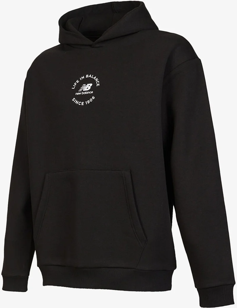 New Balance Lifestyle Unisex Black Sweatshirt UNH3347-BK